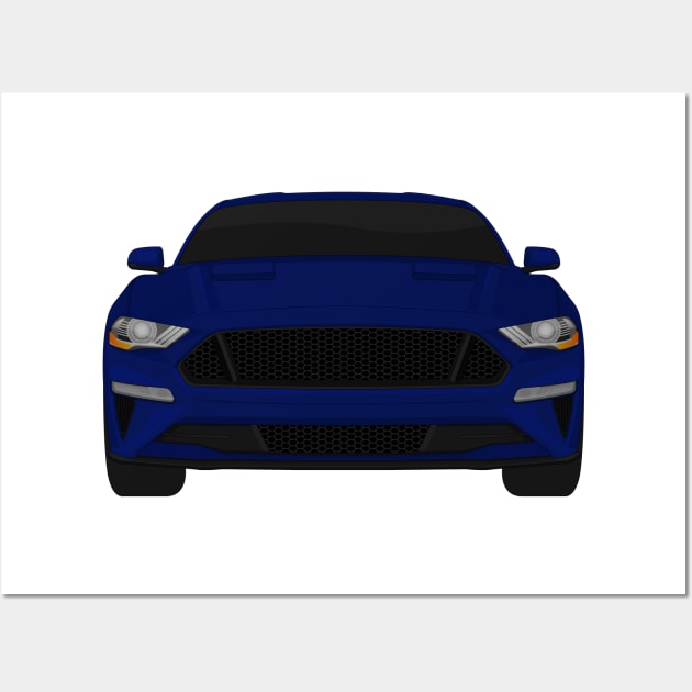 Mustang GT Kona-Blue Wall Art by VENZ0LIC